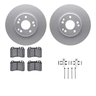 R1 Concepts WDUH1-63132 Carbon Series Brake Rotors W/ 5000 Oep Brake Pads & Hdw